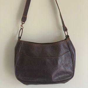 DKNY leather shoulder bag